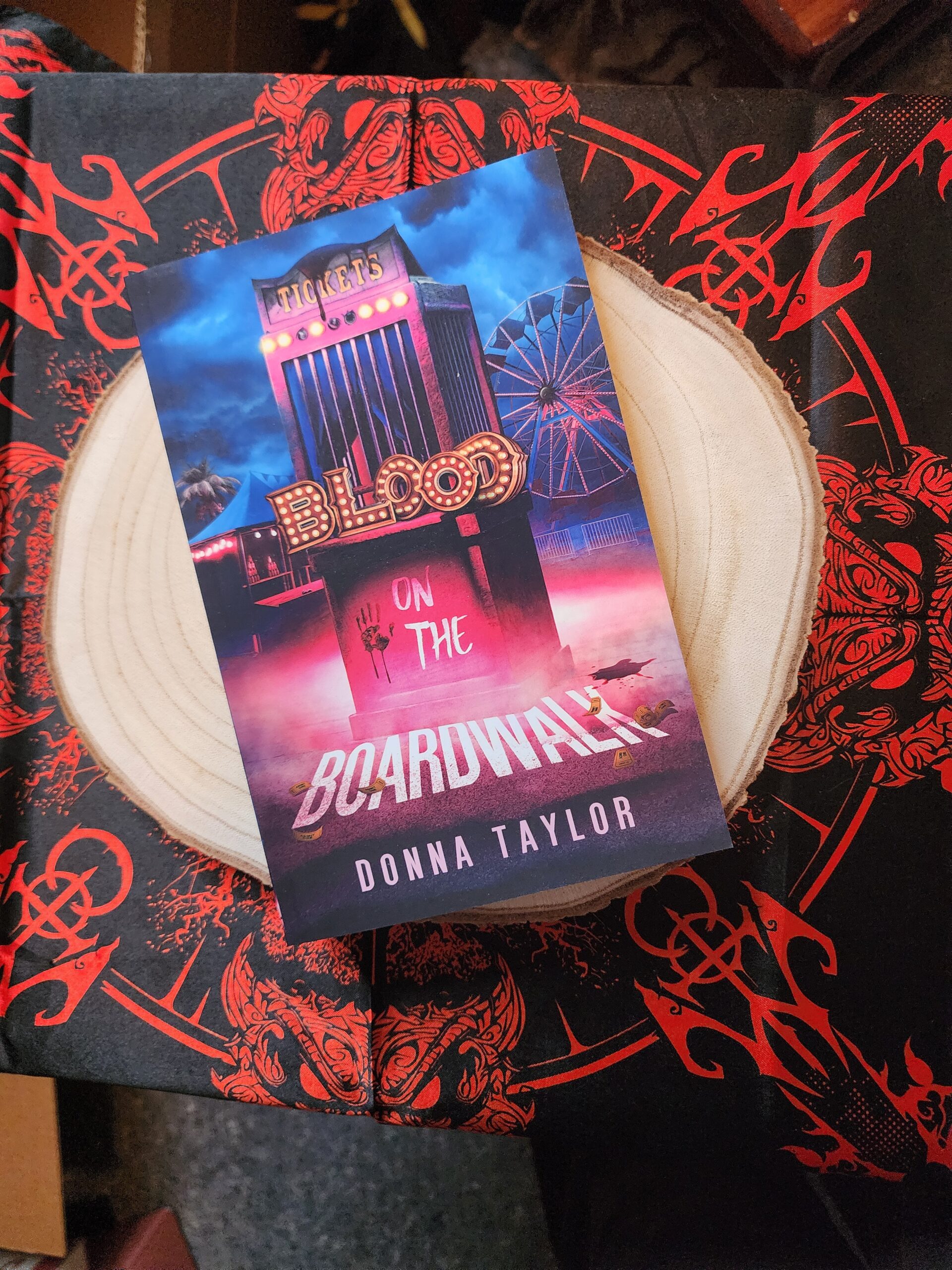 Blood on the Boardwalk by Donna Taylor